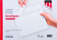 Envelop Quantore bank C5 162x229 80gr zk wt 25 Stuk-2
