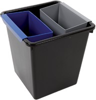 Inzetbak voor vierkante tapse papierbak blauw 1 Stuk-2