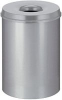 Papierbak+vlamdover Vepabins 30liter grijs 1 Stuk