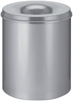 Papierbak+vlamdover VepaBins 80liter grijs 1 Stuk