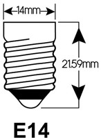Ledlamp Integral E14 2700K warm wit 2-3,5W 250lumen-2