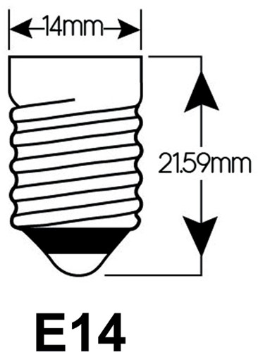 Ledlamp Integral E14 2700K warm wit 2-3,5W 250lumen-2