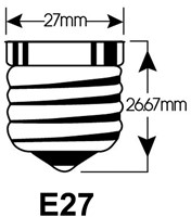 Ledlamp Integral E27 2700K warm wit 4.2W 470lumen-2