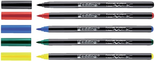 Brushpen edding 4200 porselein zwart 1 Stuk-2