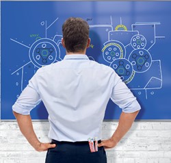 Viltstiften voor glasborden