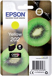Inktcartridge Epson 202 T02F44 geel 1 Stuk