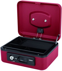 Geldkist Pavo Deluxe 200x160x90mm rood 1 Stuk