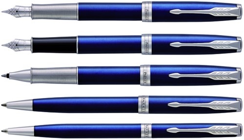 Balpen Parker Sonnet CT M lak blauw 1 Stuk-3