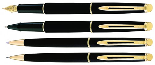 Balpen Waterman Hemisp GT M mat zwart 1 Stuk-2