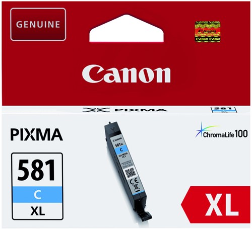 Inktcartridge Canon CLI-581XL blauw 1 Stuk-1