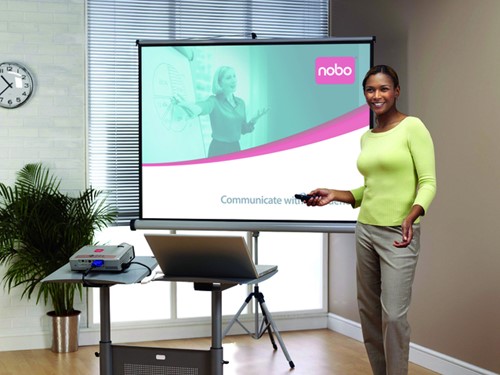 Projectiescherm Nobo statiefscherm 150x113.8cm 1 Stuk-3