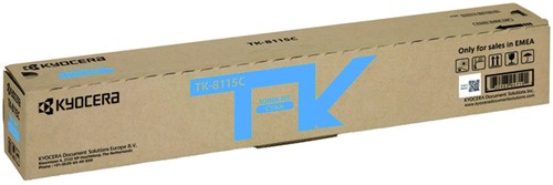Toner Kyocera TK-8115C blauw 1 Stuk