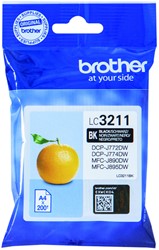 Inktcartridge Brother LC-3211BK zwart 1 Stuk