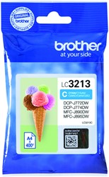 Inktcartridge Brother LC-3213C blauw 1 Stuk