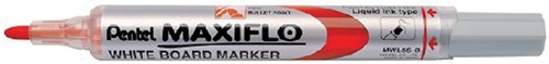 Whiteboardmarker Pentel MWL5S 1mm rood 1 Stuk