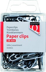 Paperclip Quantore 28mm assorti 100 Stuk
