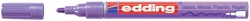Paintmarker edding 751 op oliebasis 1-2mm metallic paars