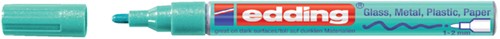 Paintmarker edding 751 op oliebasis 1-2mm metallic groen
