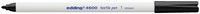 Textielmarker edding 4600 rond 1mm zwart
