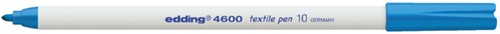 Textielmarker edding 4600 rond 1mm lichtblauw 1 Stuk