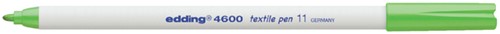 Textielmarker edding 4600 rond 1mm lichtgroen 1 Stuk