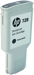 Inktcartridge HP F9J68A 728 mat zwart 1 Stuk