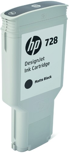 Inktcartridge HP F9J68A 728 mat zwart 1 Stuk