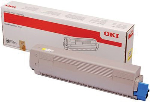 Toner Oki 45862837 geel 1 Stuk