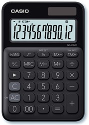 Rekenmachine Casio MS-20UC zwart 1 Stuk