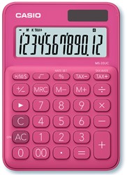 Rekenmachine Casio MS-20UC rood 1 Stuk