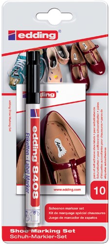 Viltstift edding 8408 schoen rond 0.75mm zwart 1 Stuk
