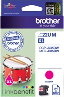 Inktcartridge Brother LC-22UM rood 1 Stuk-2