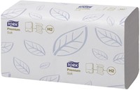 Handdoek Tork H2 Premium 2laags 212x340mm 100288 21 pak-1