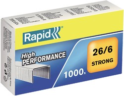 Nieten Rapid 26/6 gegalv strong 1000st 1000 Stuk