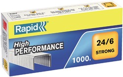 Nieten Rapid 24/6 gegalv strong 1000st 1000 Stuk