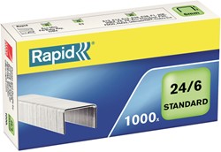 Nieten Rapid 24/6 gegalvaniseerd standaard 1000st 1000 Stuk