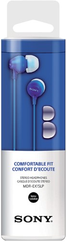 Oortelefoon Sony EX15LP basic blauw 1 Stuk-2