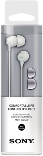 Oortelefoon Sony EX15LP basic wit 1 Stuk-2