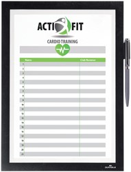 Duraframe Durable 499301 Note A4 zelfklevend zwart 1 Stuk