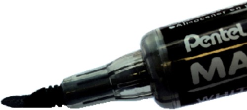 Whiteboardmarker Pentel MWL5SBF 1.5-4.5 zwart 1 Stuk-3