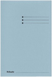 Dossiermap Esselte folio 3klep manilla 275gr blauw 1 Stuk