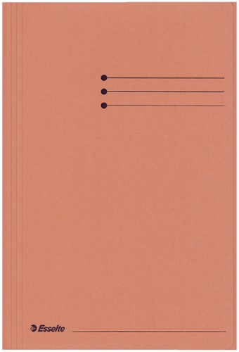 Dossiermap Esselte folio 3klep manilla 275gr oran 1 Stuk