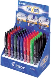 Rollerpen PILOT friXion BL-FR7 M display assorti 1 Stuk