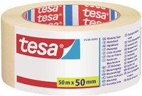 Afplaktape tesa Economy 50mmx50m creme 1 Rol