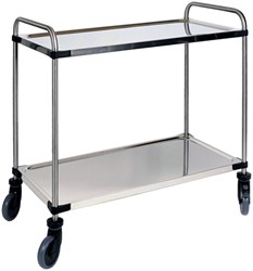 Serveerwagen 2 plateaus 870x570x950mm 1 Stuk