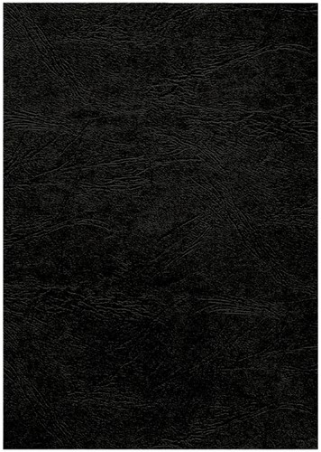 Voorblad Fellowes A4 lederlook zwart 25 Stuk-2