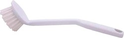 Afwasborstel Cleaninq basis plastic ronde kop wit 1 Stuk