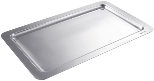 Plateau RVS tbv roomstel 199x150mm 1 Stuk