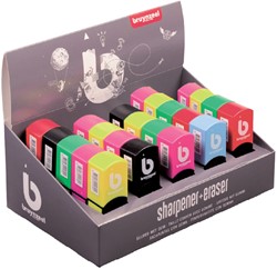 Puntenslijper gum Bruynzeel Teens assorti 1 Stuk