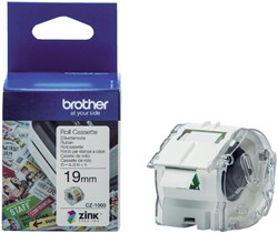 Etiket Brother CZ1003 multifunctioneel 19mm 5m wit 1 Stuk